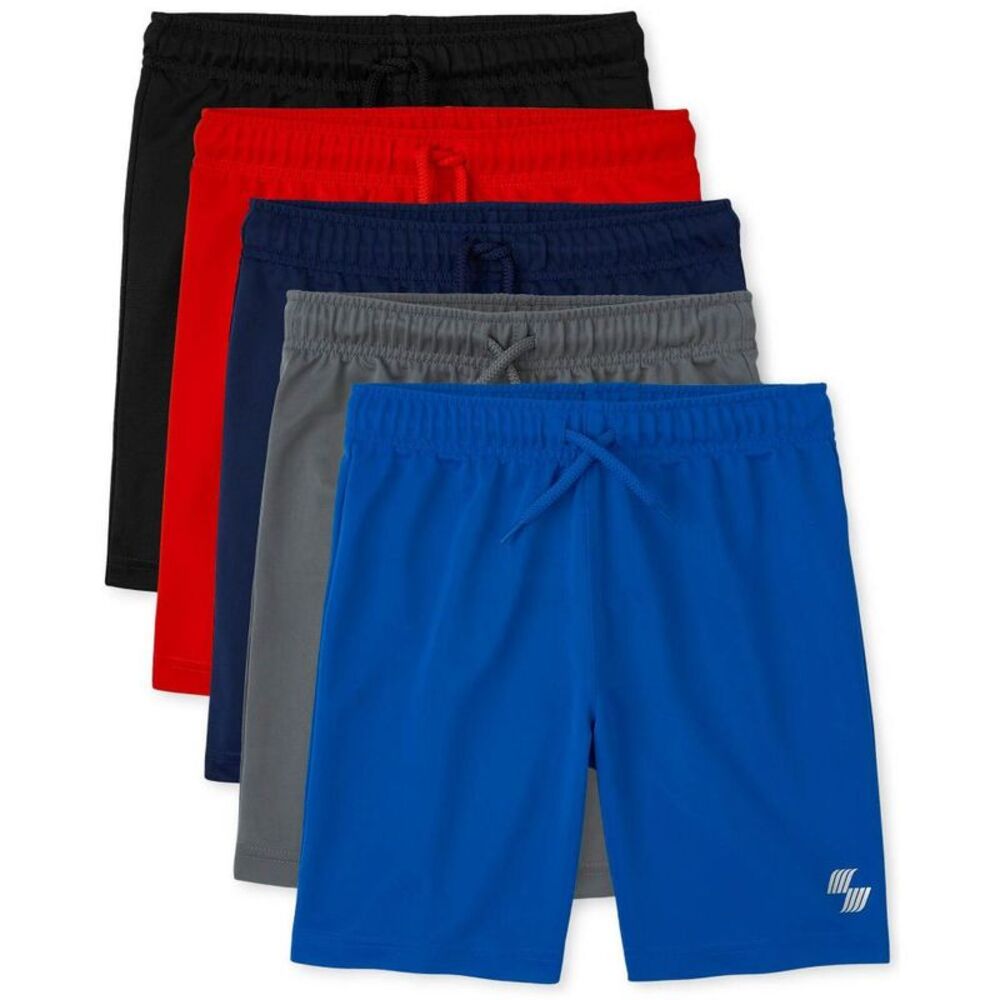 Boys PLACE Sport Knit Basketball Shorts 5-Pack Multi M (7/8)